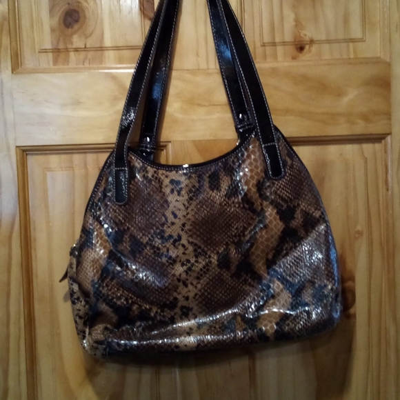 Nine & Co Faux Snakeskin Purse - Picture 3 of 5
